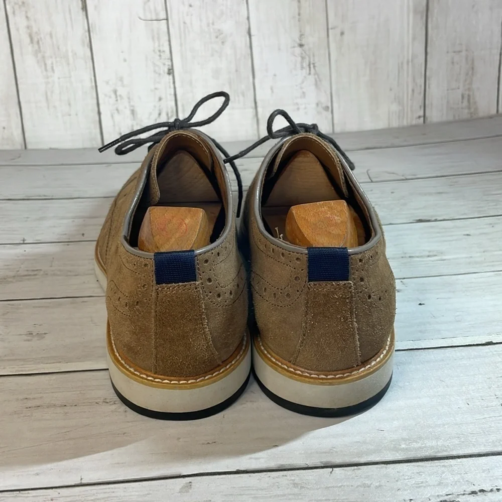 Blake Mckay Brown Carson Suede Wingtip Oxford